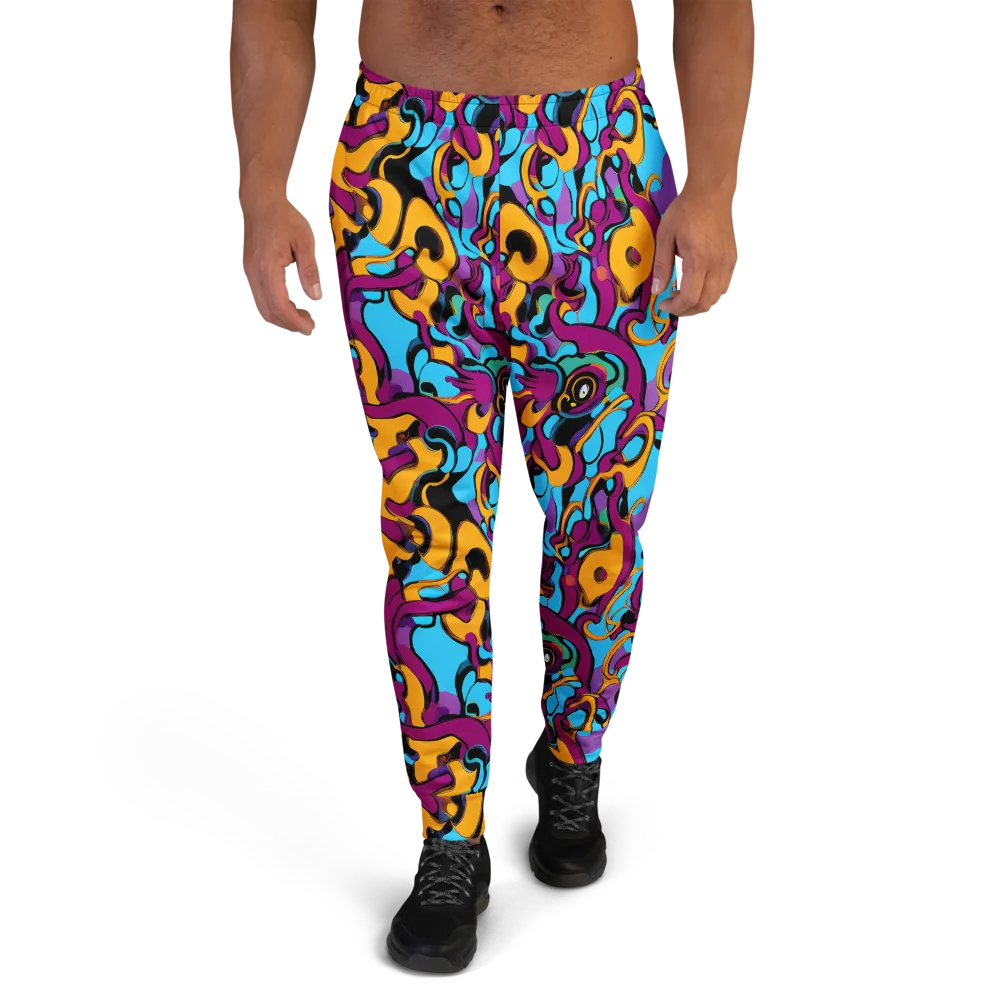 Purple Ignition on Men's Joggers — Front