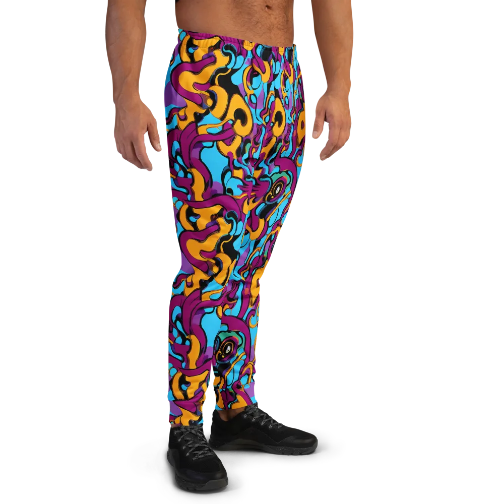 Purple Ignition on Men's Joggers — Right