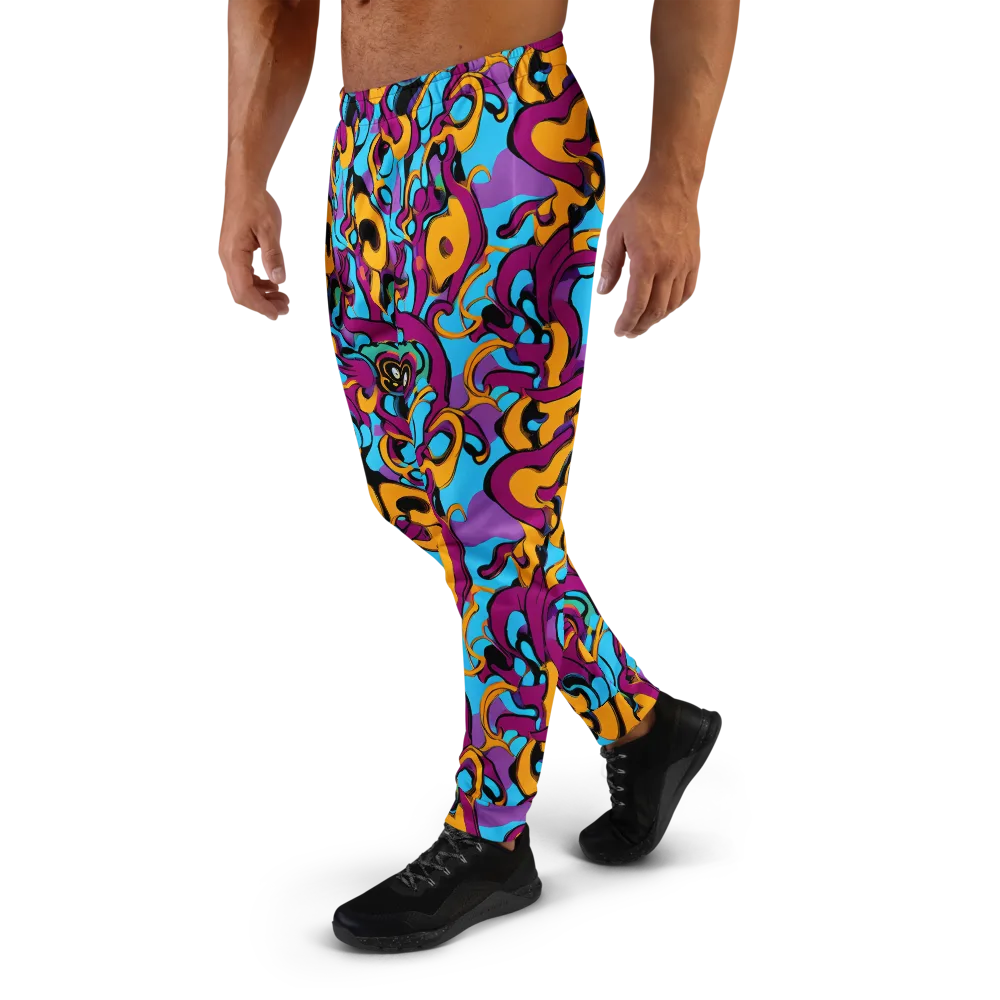 Purple Ignition on Men's Joggers — Left