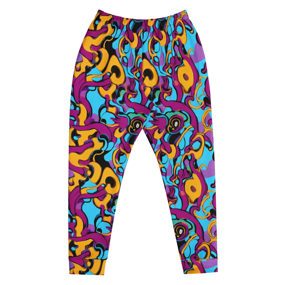 Purple Ignition on Men's Joggers — Front