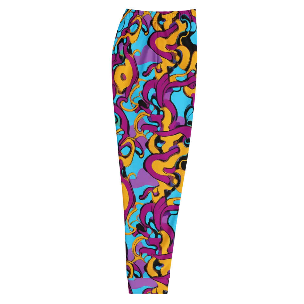 Purple Ignition on Men's Joggers — Right