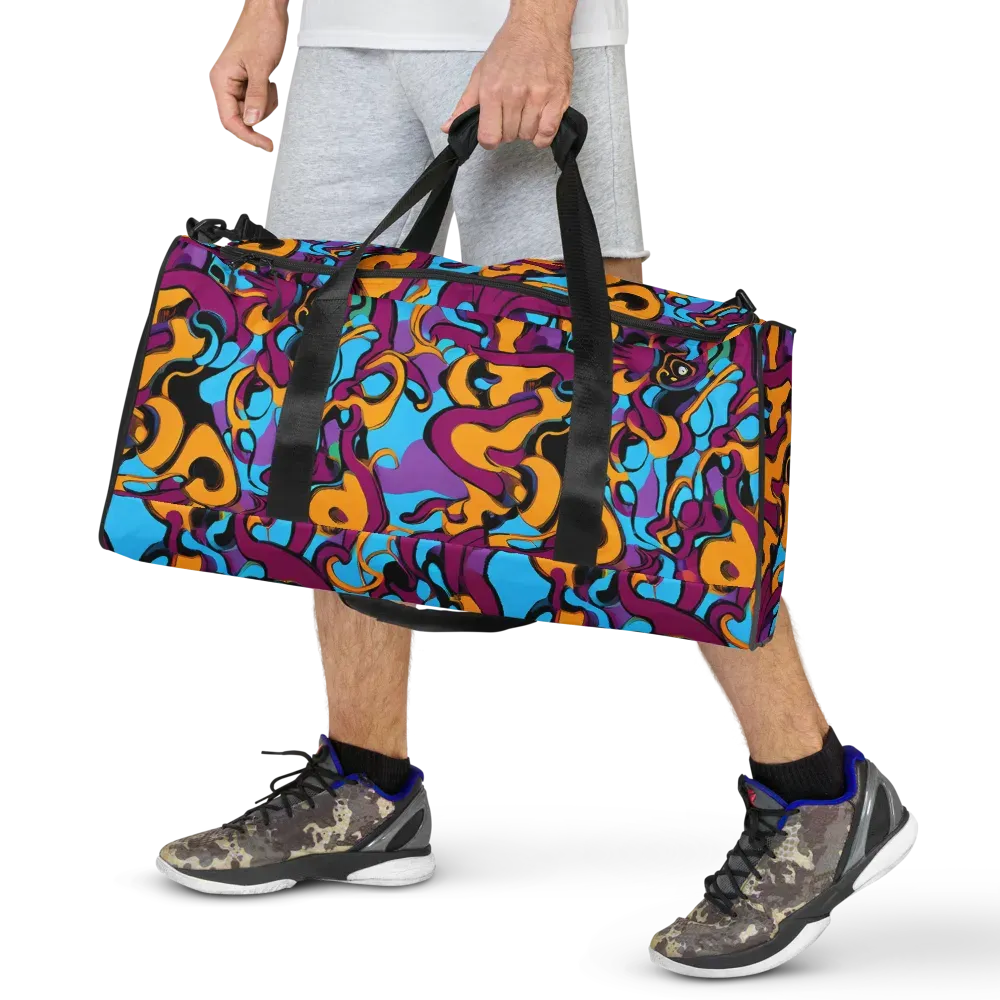 Purple Ignition on Duffle Bag — Front