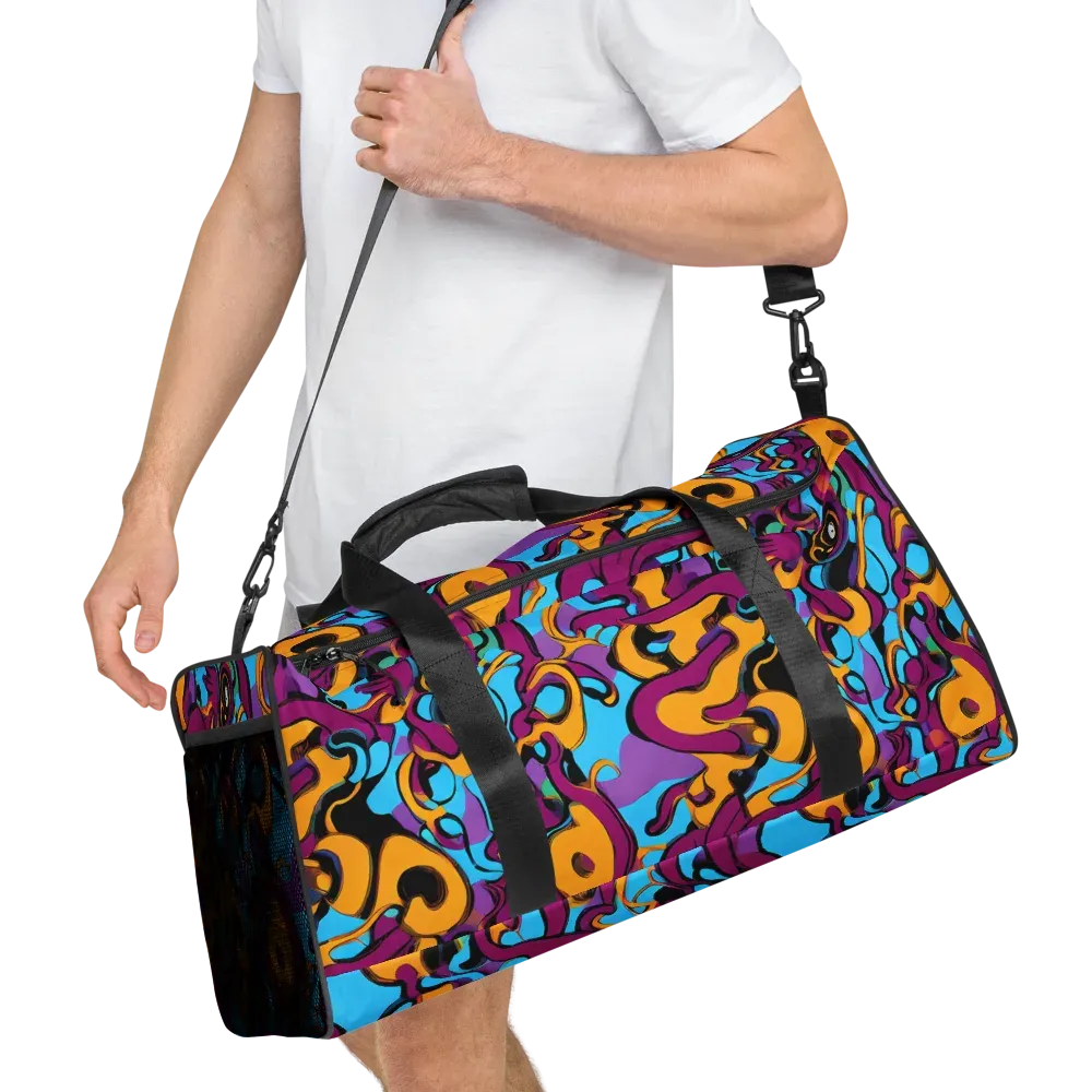 Purple Ignition on Duffle Bag — Right Front