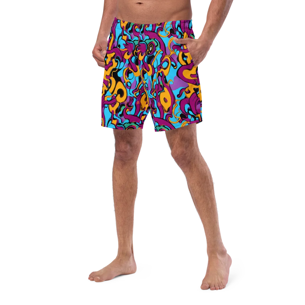 Purple Ignition on Swim Trunks — Left Front