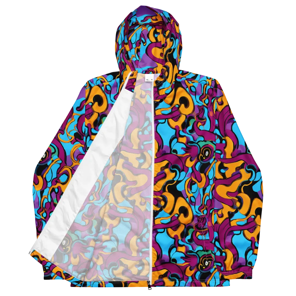 Purple Ignition on Men's Windbreaker — Front
