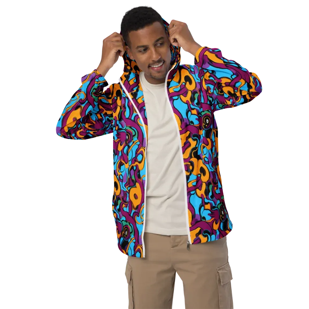 Purple Ignition on Men's Windbreaker — Front