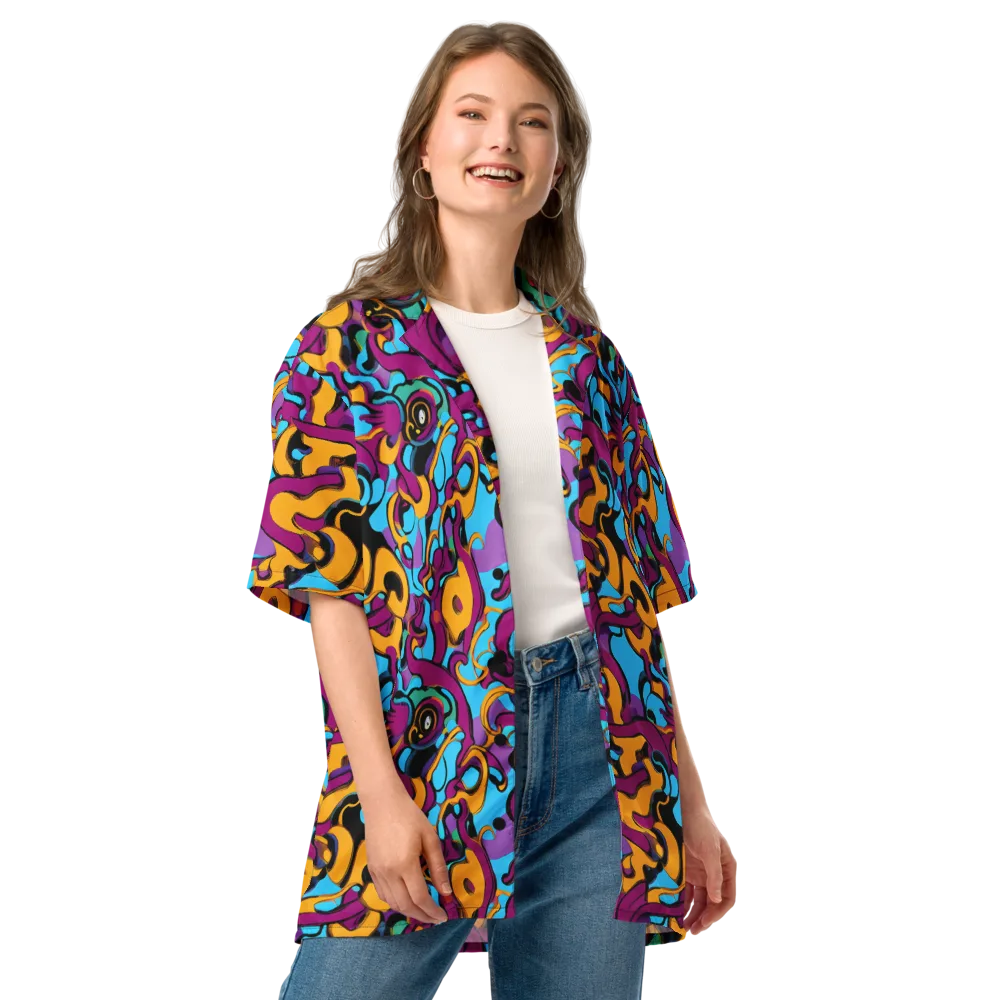 Purple Ignition on Button Shirt — Front