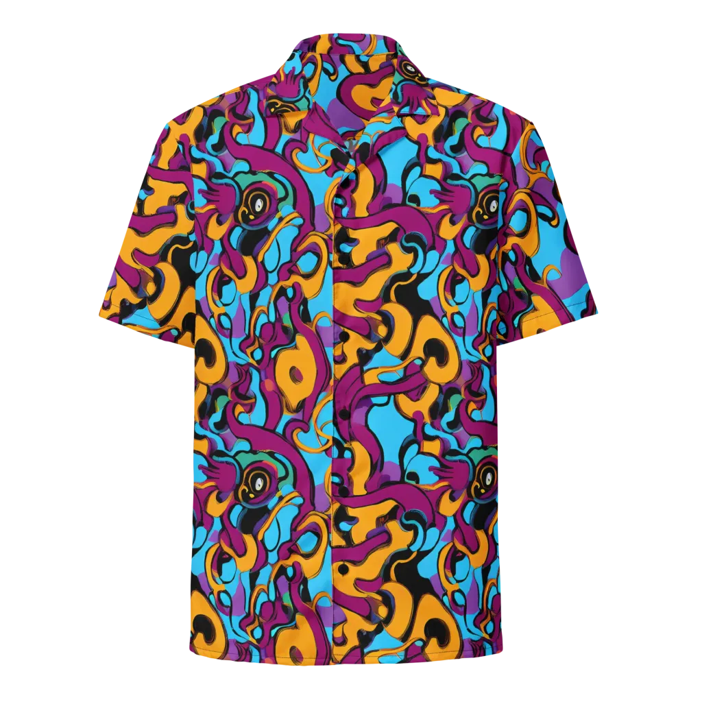 Purple Ignition on Button Shirt — Front