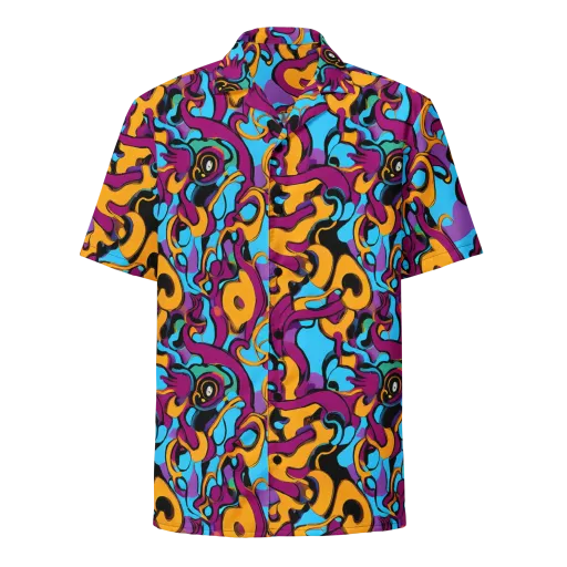 Purple Ignition on a Button Shirt