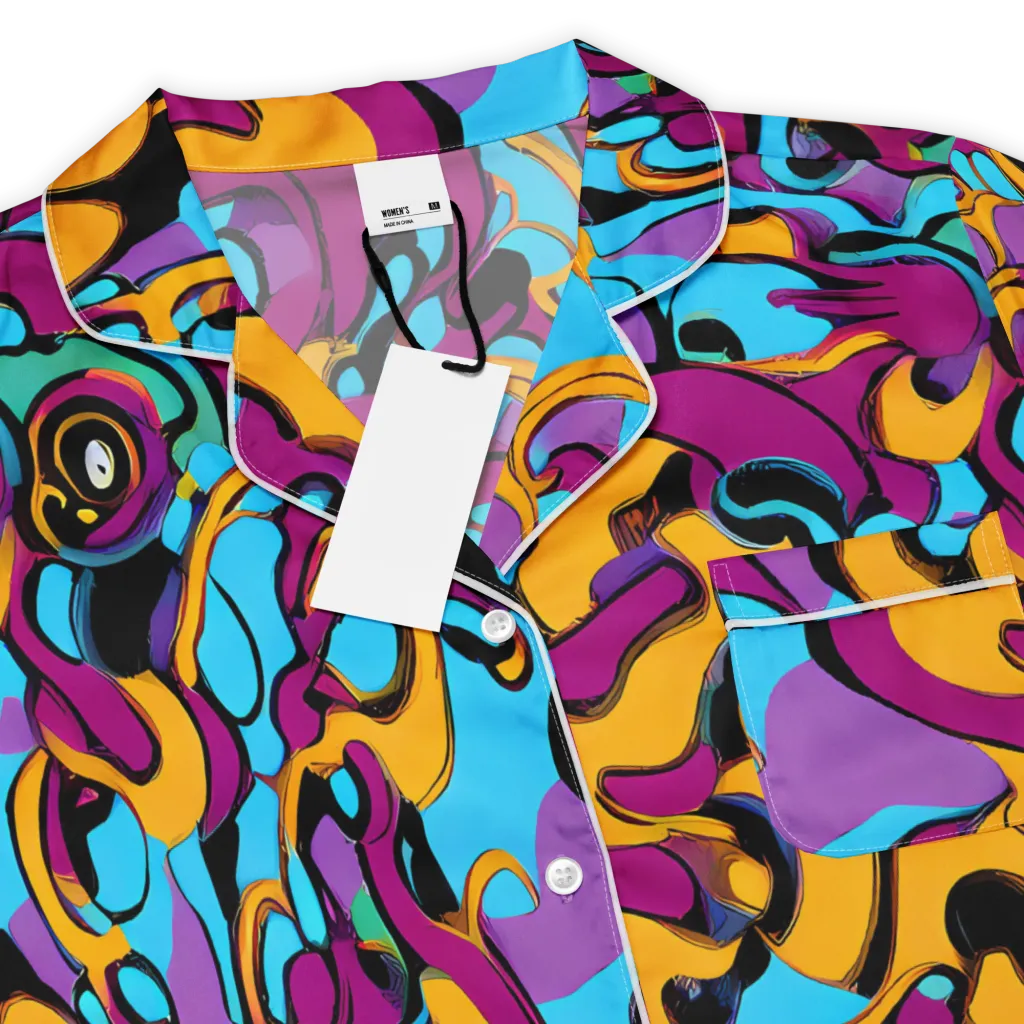 Purple Ignition on Women's Short Sleeve Pajama Top — Product details
