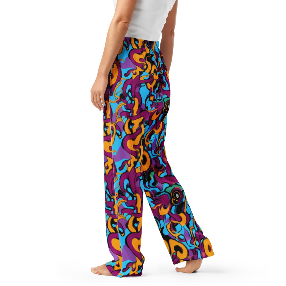 Purple Ignition on Women's Pajama Pants — Left