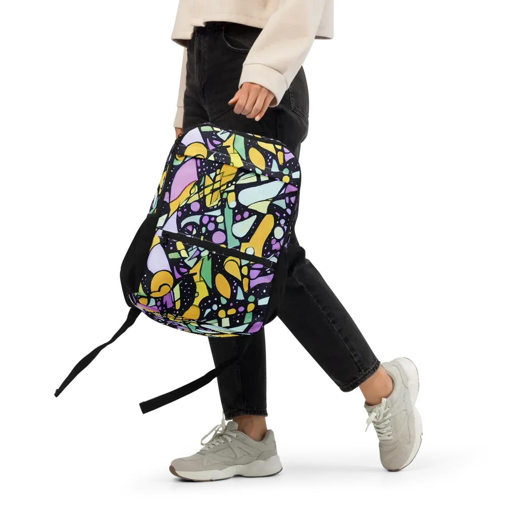 Stellar Stained Glass on Utility Backpack — Front