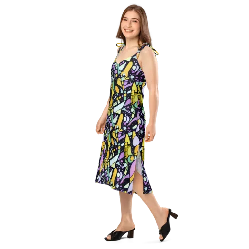 Stellar Stained Glass on a Slip Dress