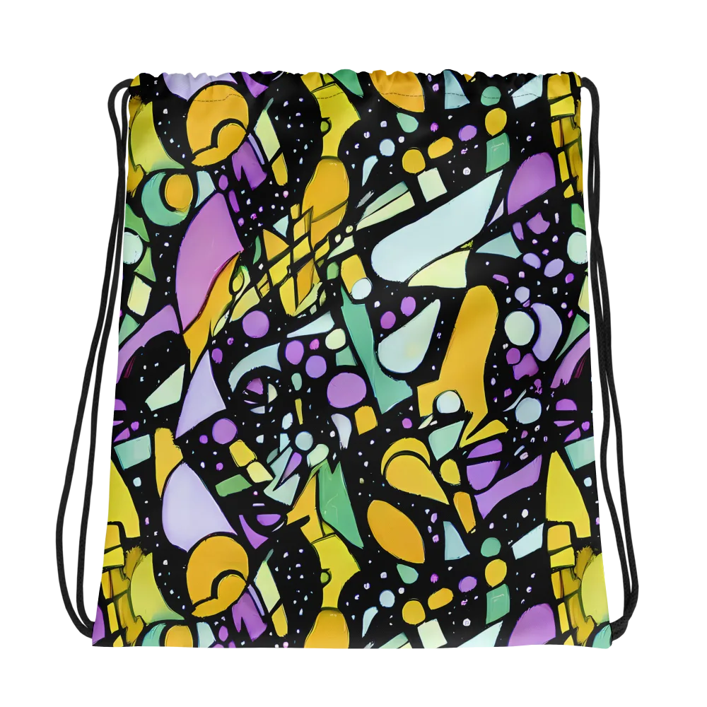 Stellar Stained Glass on Drawstring Bag — Photo