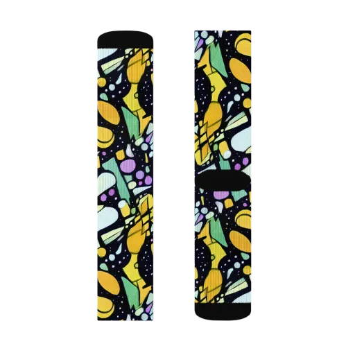 Stellar Stained Glass on a Socks