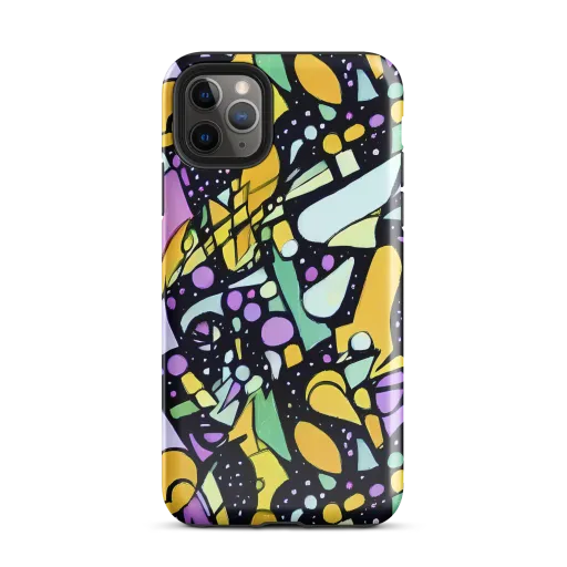 Stellar Stained Glass on a Tough Case for iPhone®