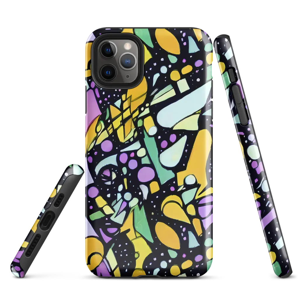 Stellar Stained Glass on Tough Case for iPhone® — Front