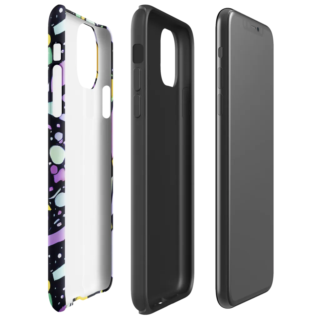 Stellar Stained Glass on Tough Case for iPhone® — Right