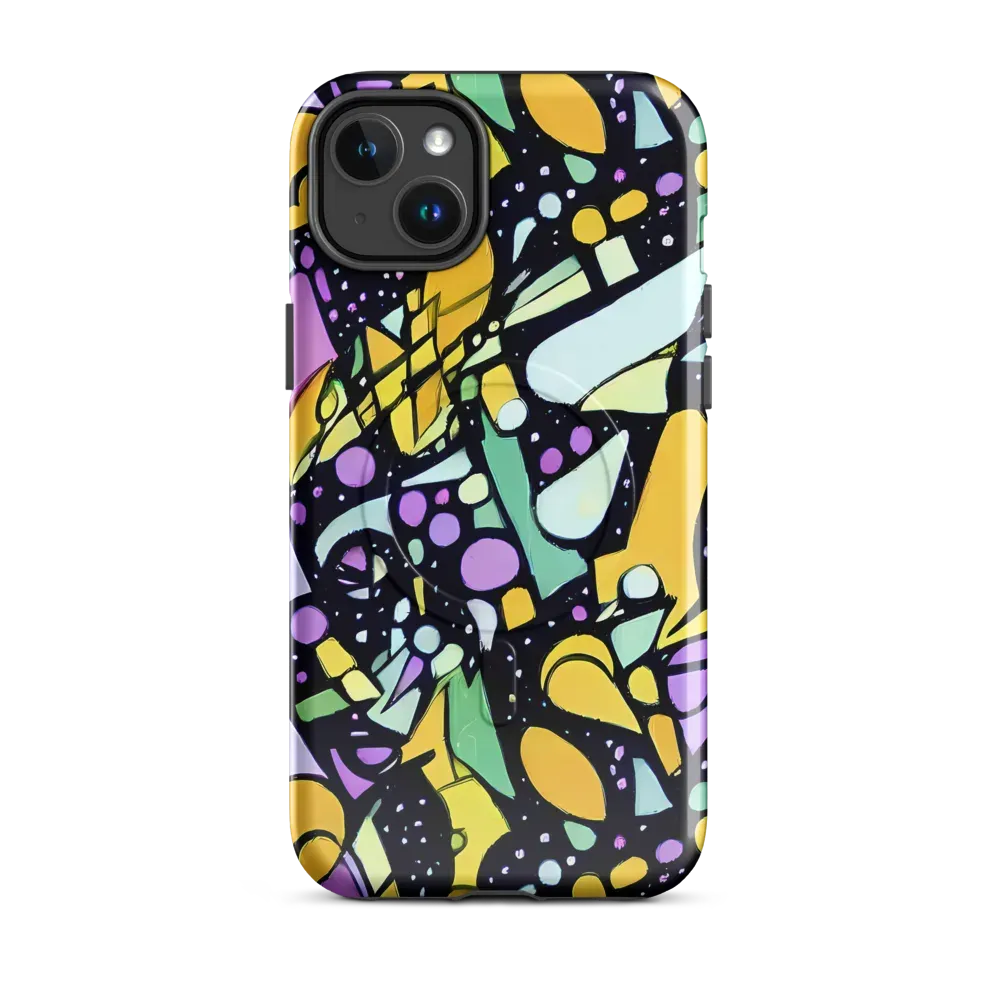 Stellar Stained Glass on MagSafe Tough Case for iPhone® — Front