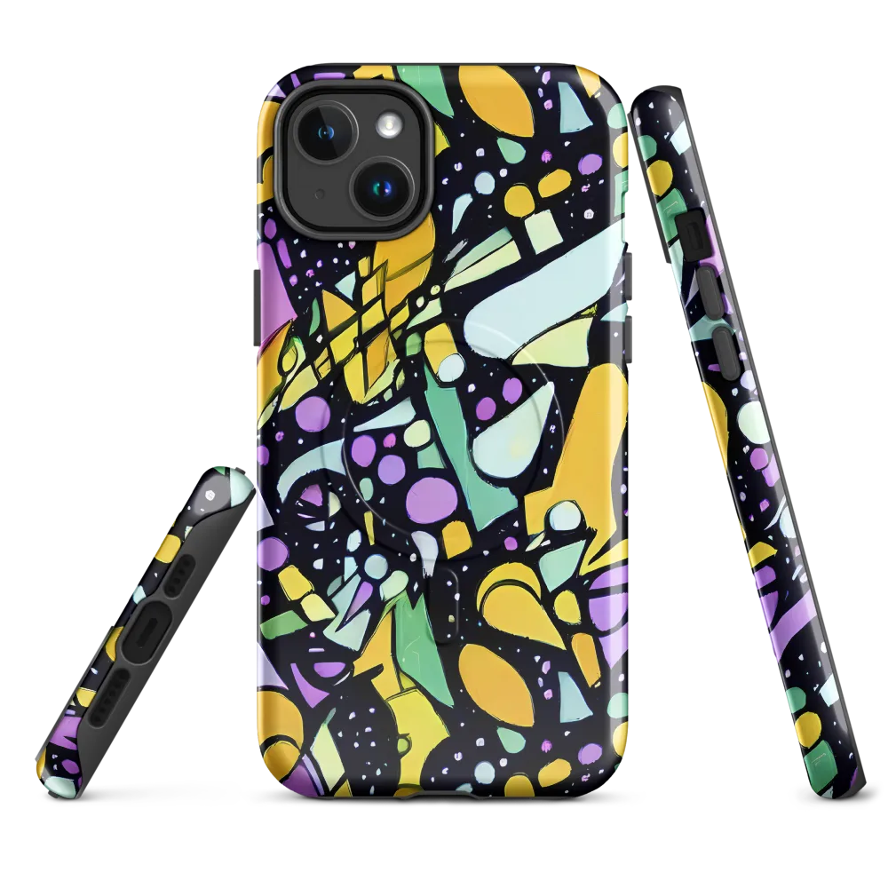 Stellar Stained Glass on MagSafe Tough Case for iPhone® — Front