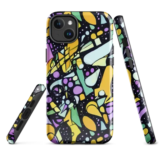 Stellar Stained Glass on a MagSafe Tough Case for iPhone®