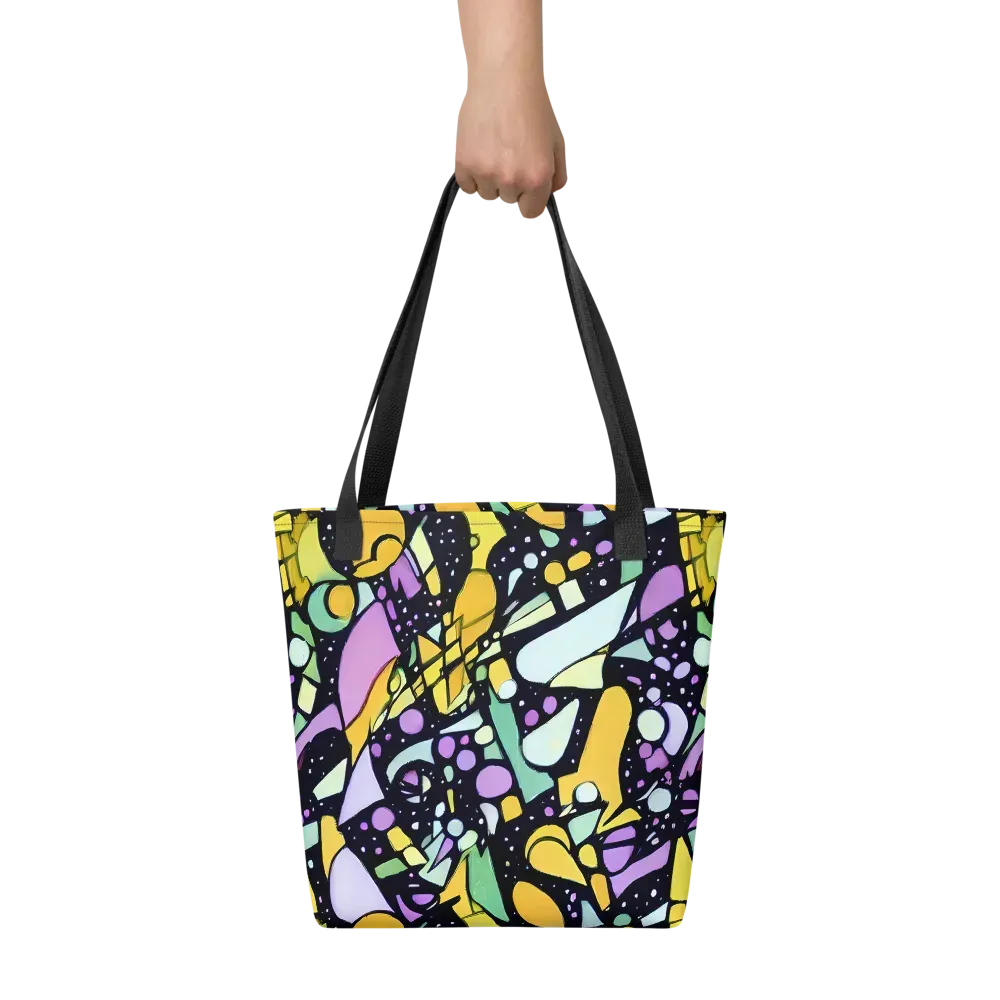 Stellar Stained Glass on Tote Bag — Front