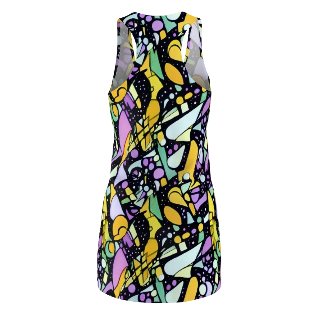 Stellar Stained Glass on Racerback Dress — Back