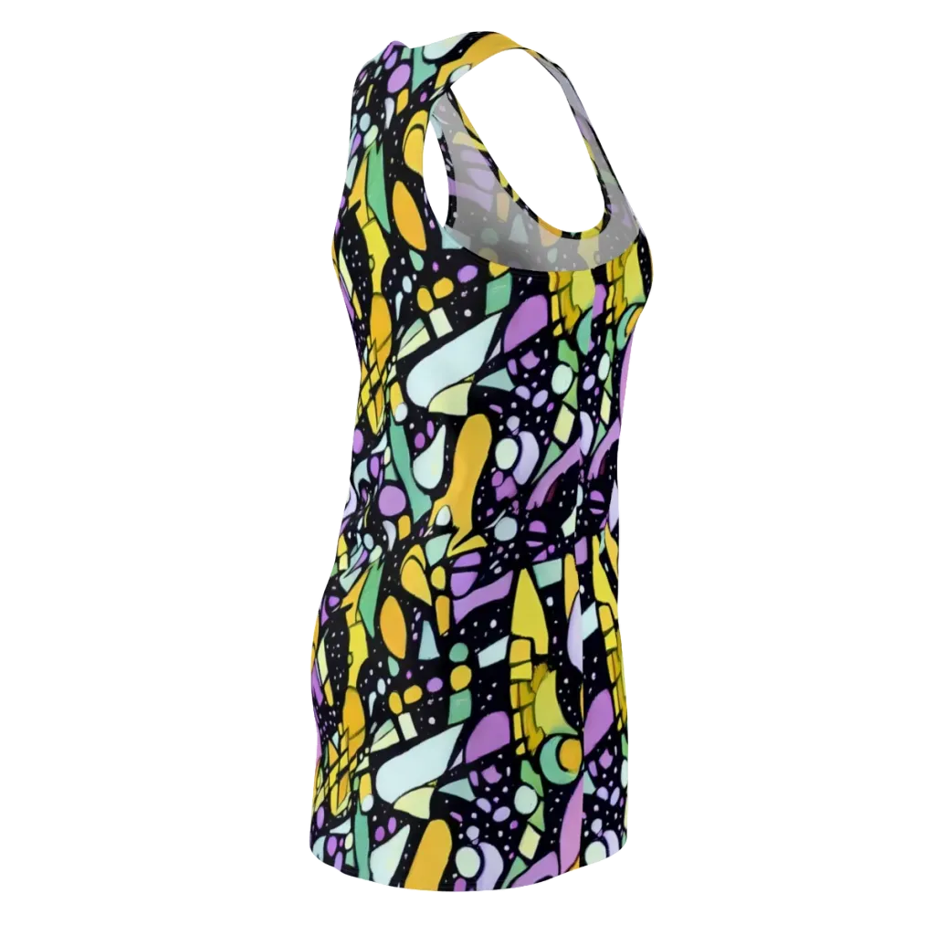 Stellar Stained Glass on Racerback Dress — Back Side