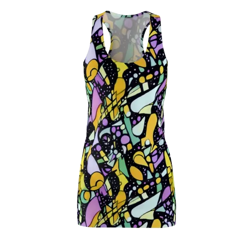 Stellar Stained Glass on a Racerback Dress