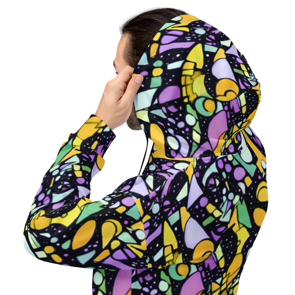 Stellar Stained Glass on Hoodie — Back