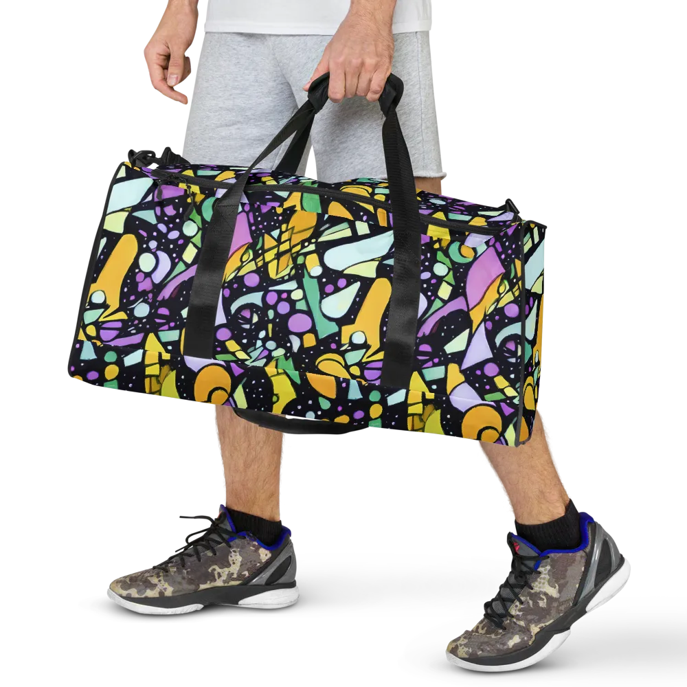 Stellar Stained Glass on Duffle Bag — Front
