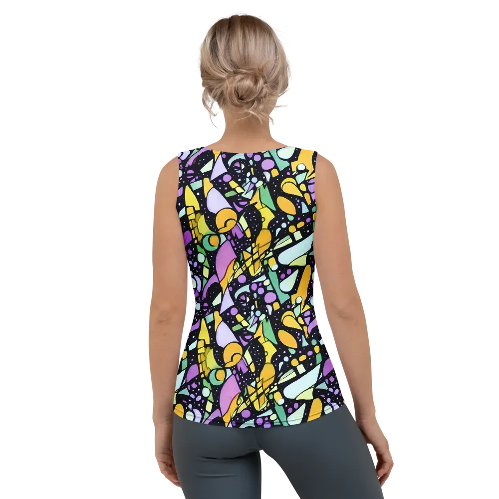 Stellar Stained Glass on Women's Tank Top — Back