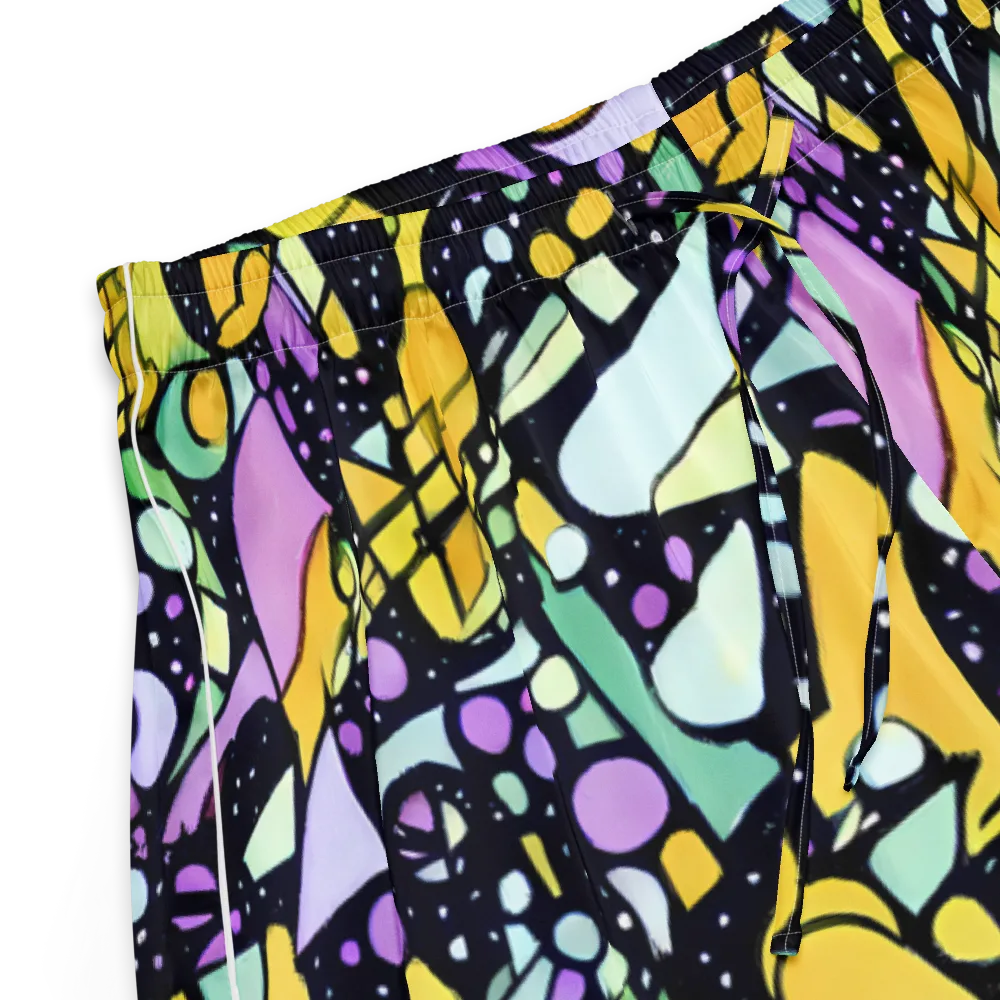 Stellar Stained Glass on Women's Pajama Shorts — Product details