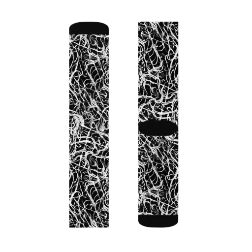 White Noise Bloom on a Socks