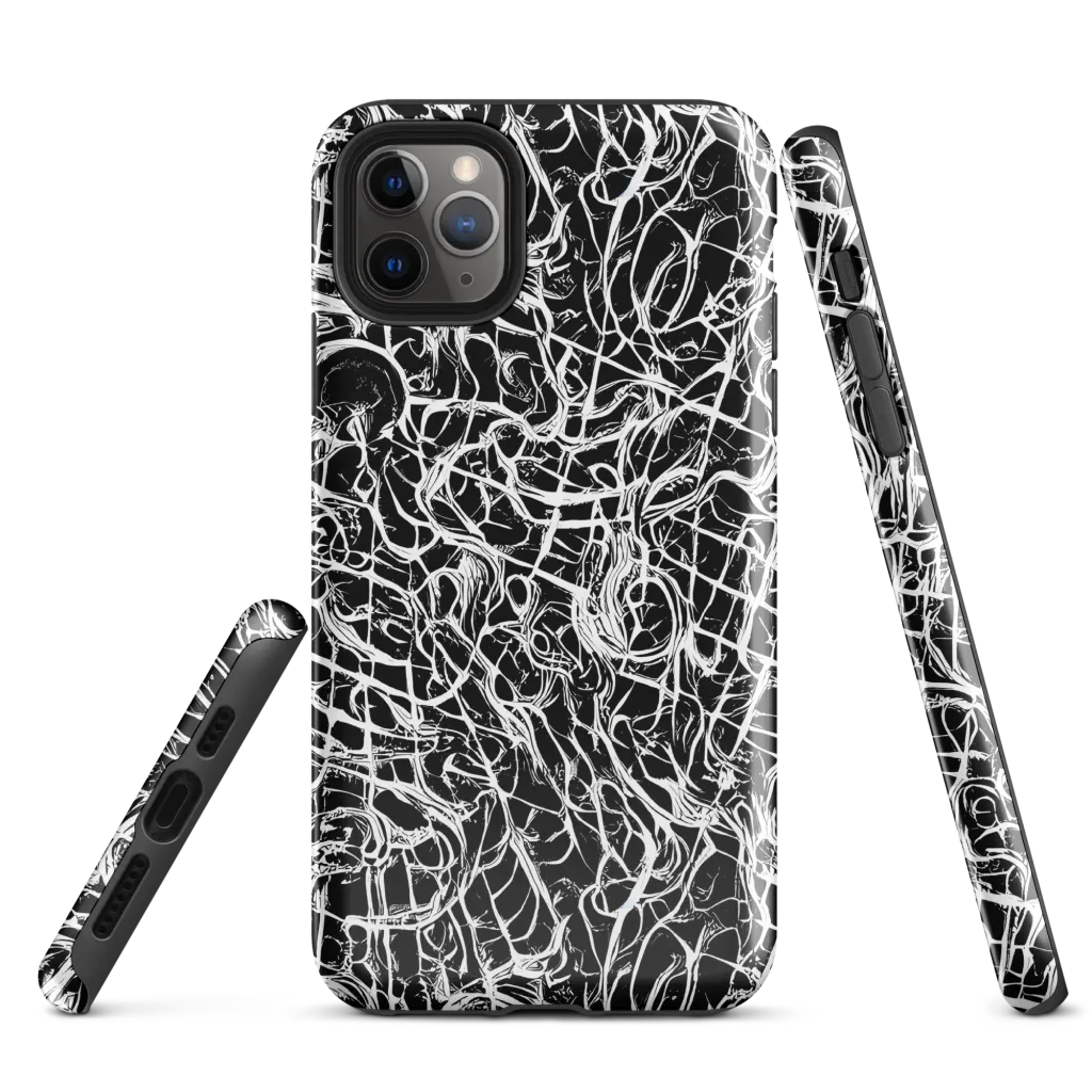 White Noise Bloom on Tough Case for iPhone® — Front