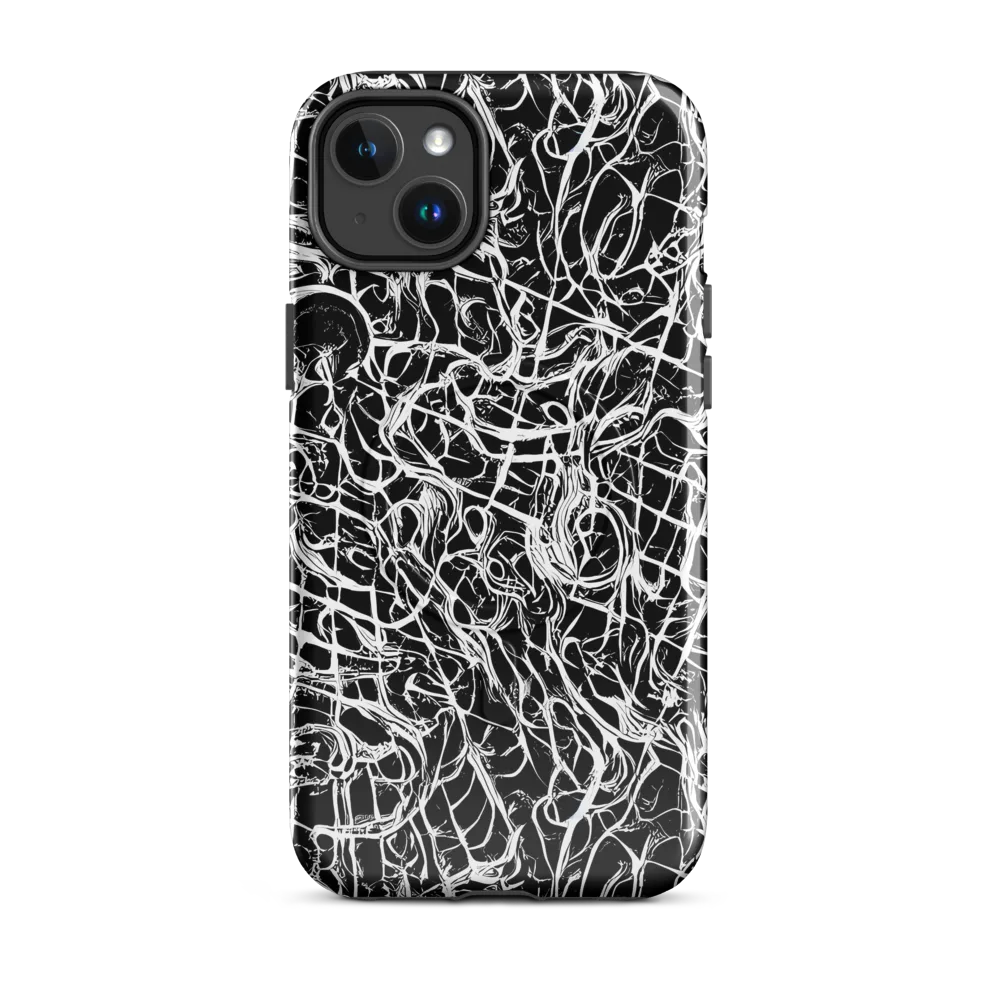 White Noise Bloom on MagSafe Tough Case for iPhone® — Front