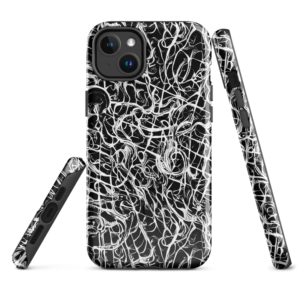 White Noise Bloom on MagSafe Tough Case for iPhone® — Front
