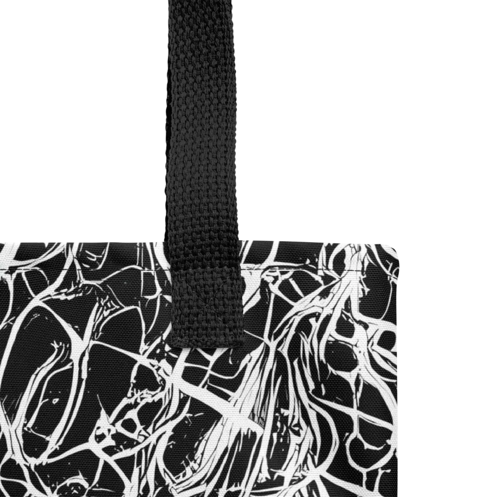 White Noise Bloom on Tote Bag — Product details