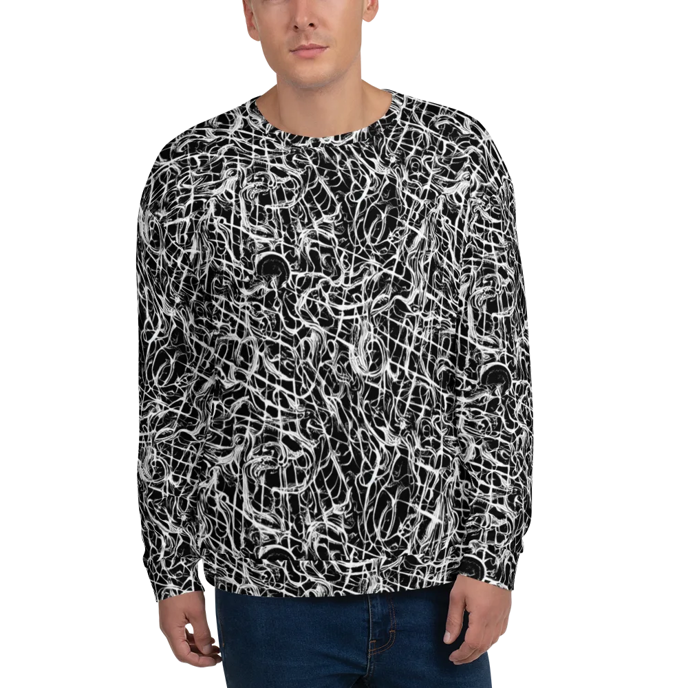 White Noise Bloom on Sweatshirt — Front