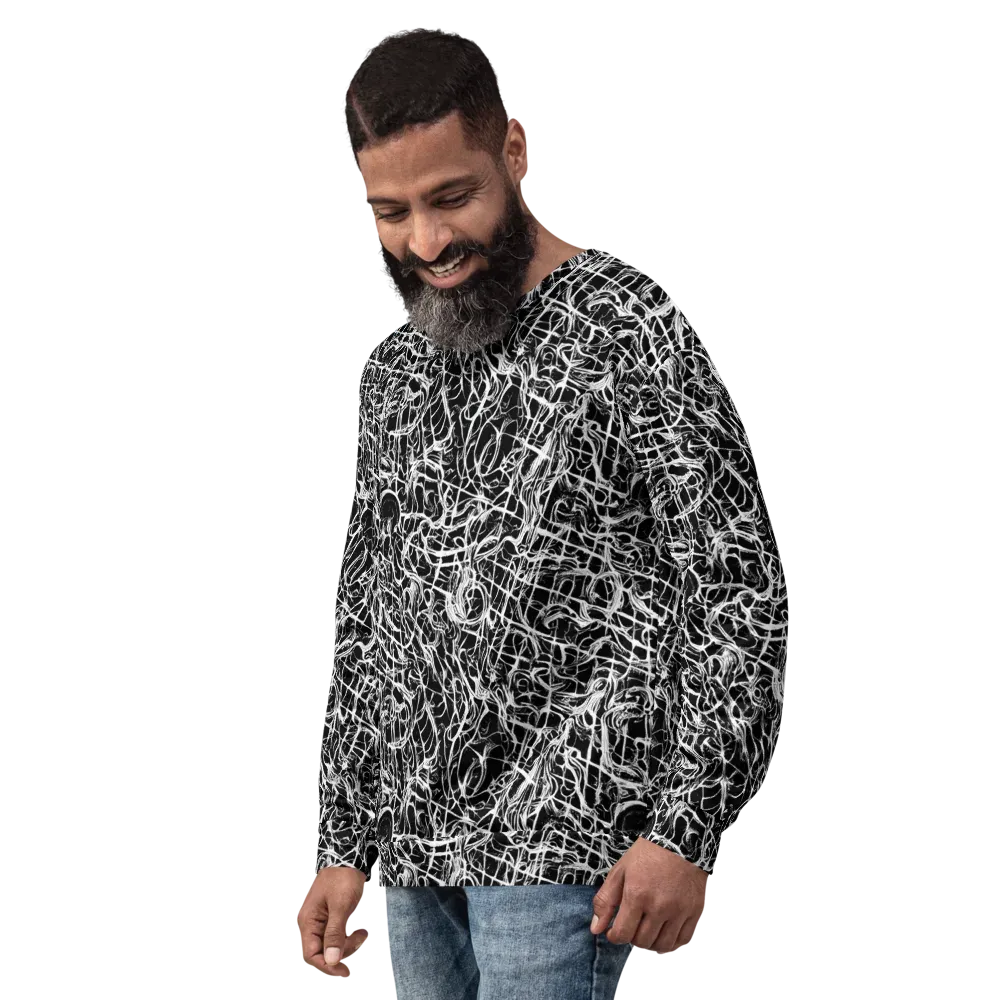 White Noise Bloom on Sweatshirt — Left Front