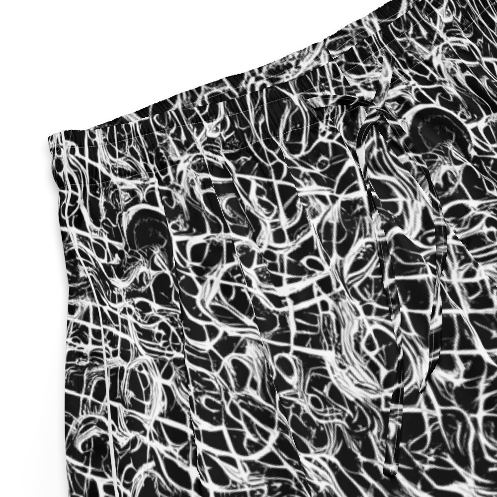 White Noise Bloom on Women's Pajama Shorts — Product details