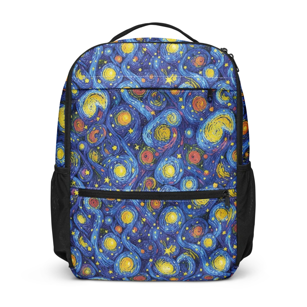 Cosmic Whirl on Utility Backpack — Front