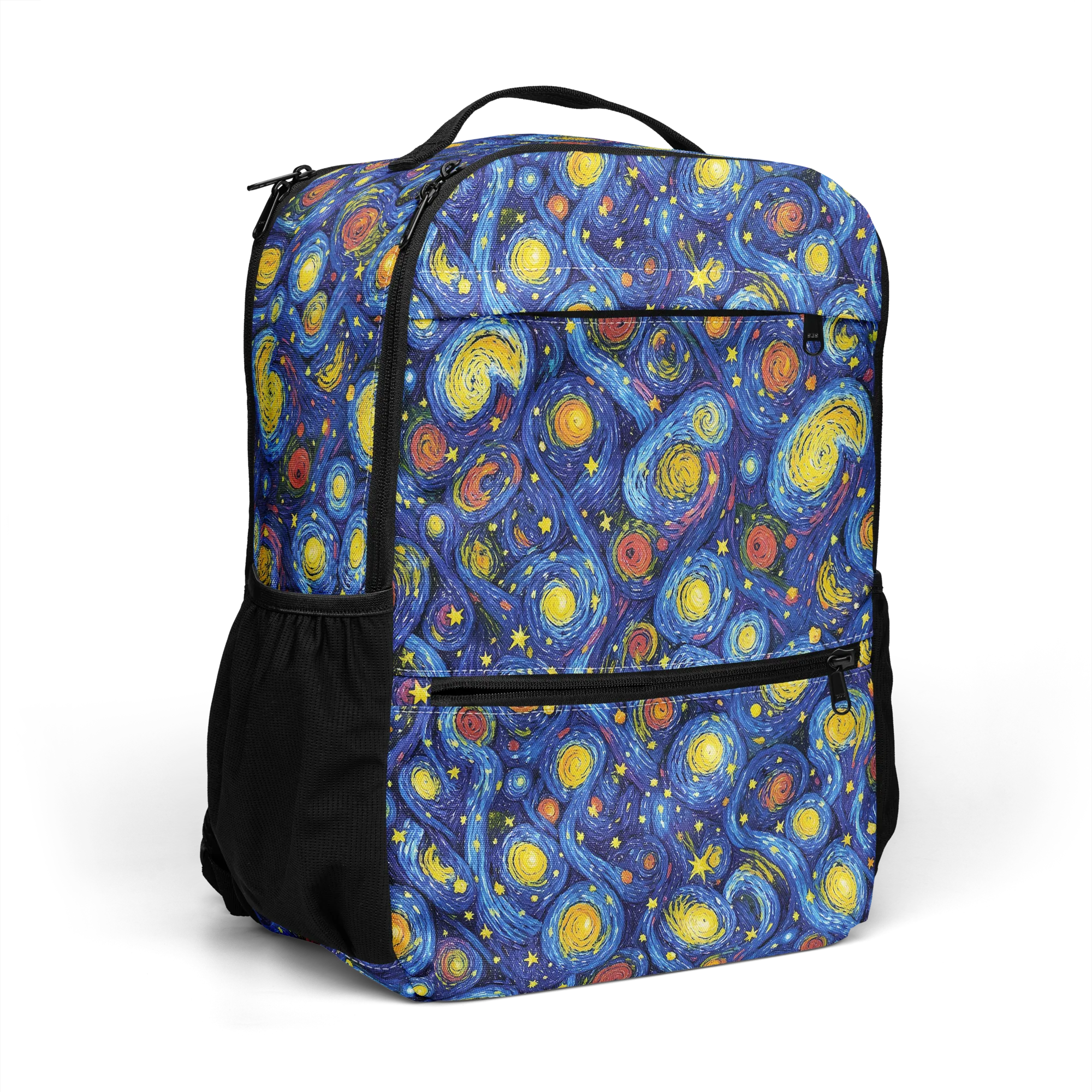Cosmic Whirl on Utility Backpack — Right Front