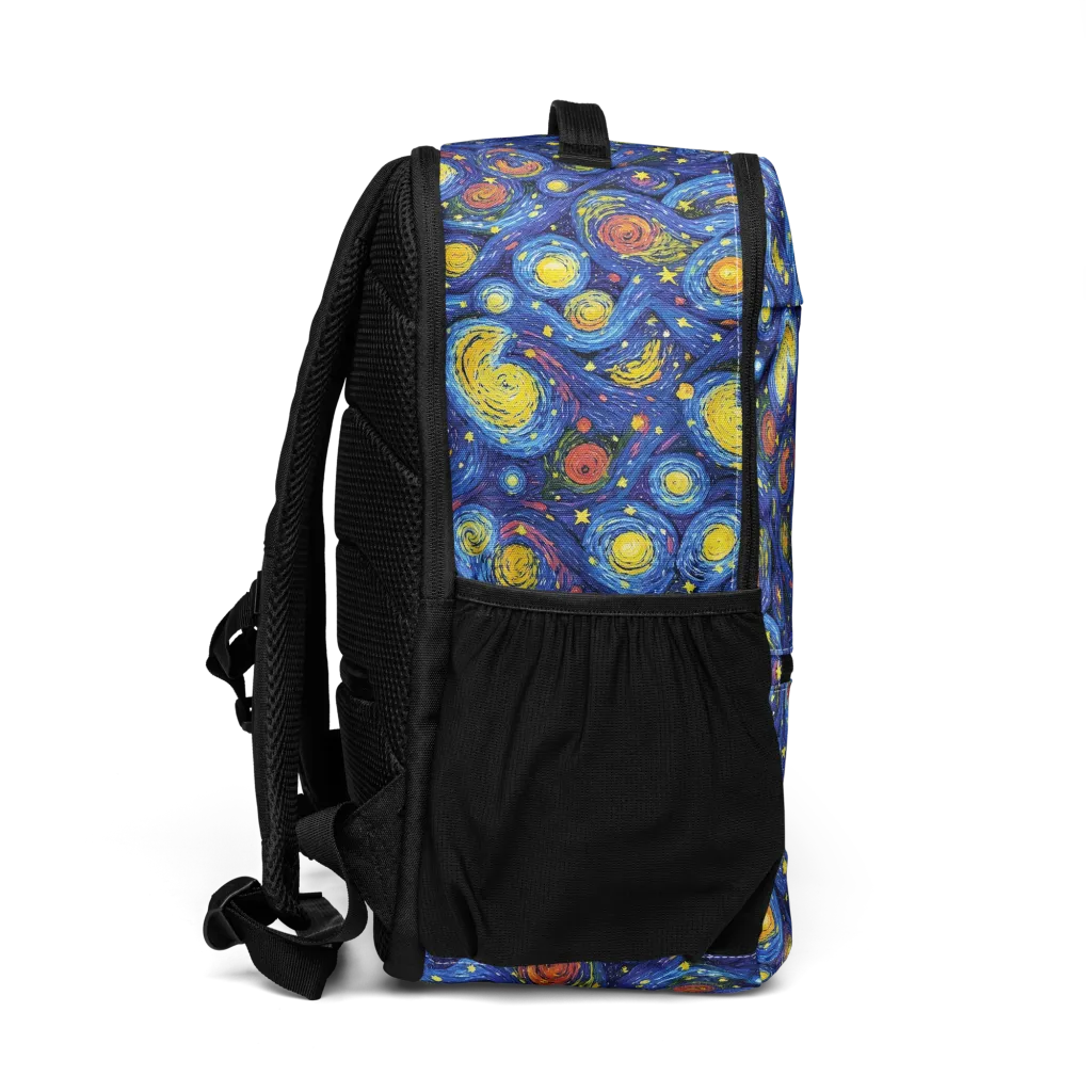 Cosmic Whirl on Utility Backpack — Right