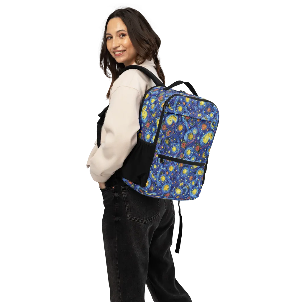 Cosmic Whirl on Utility Backpack — Back