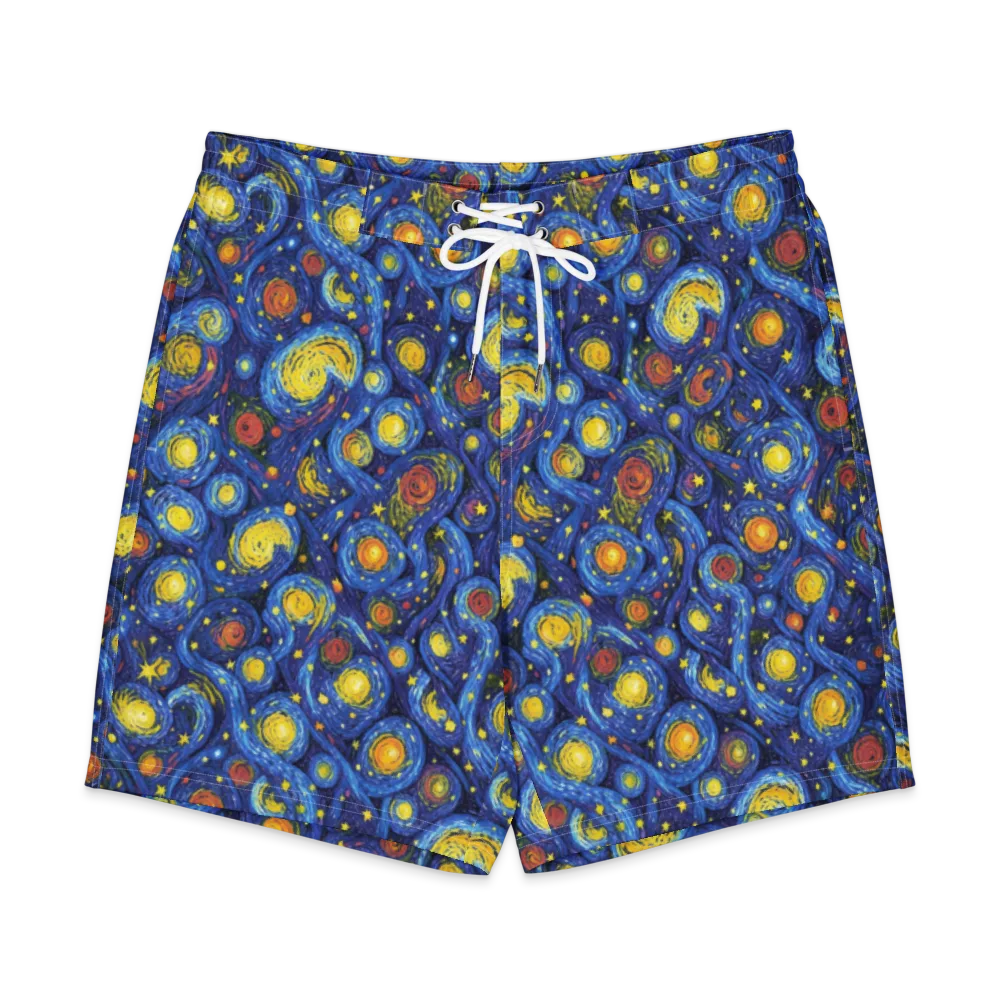 Cosmic Whirl on Men's Board Shorts — Front