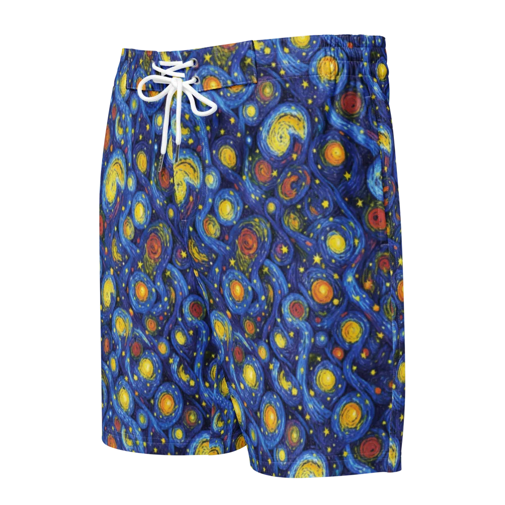 Cosmic Whirl on Men's Board Shorts — Front