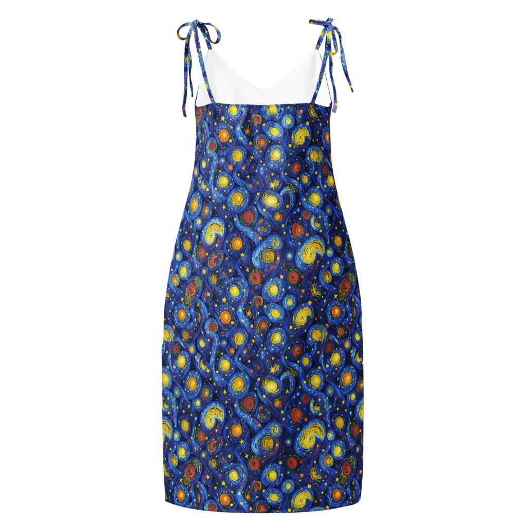 Cosmic Whirl on Slip Dress — Back