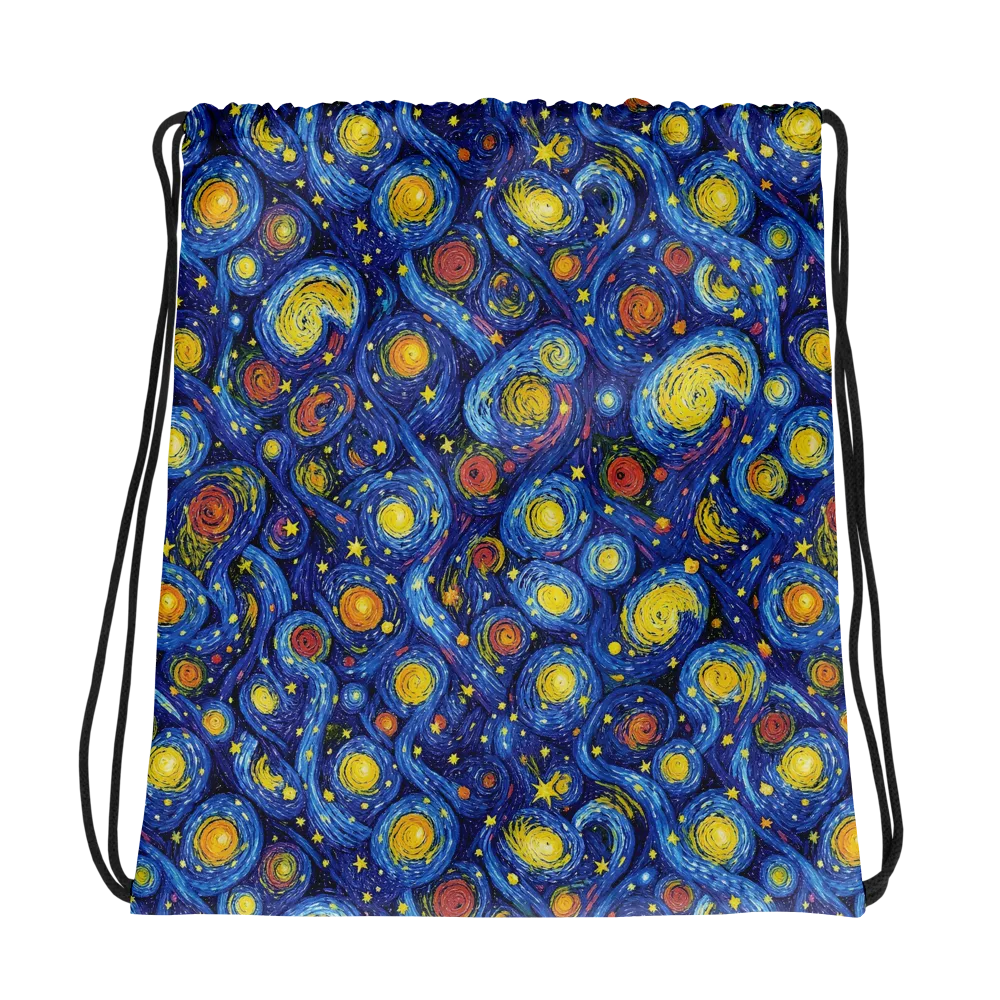 Cosmic Whirl on Drawstring Bag — Photo