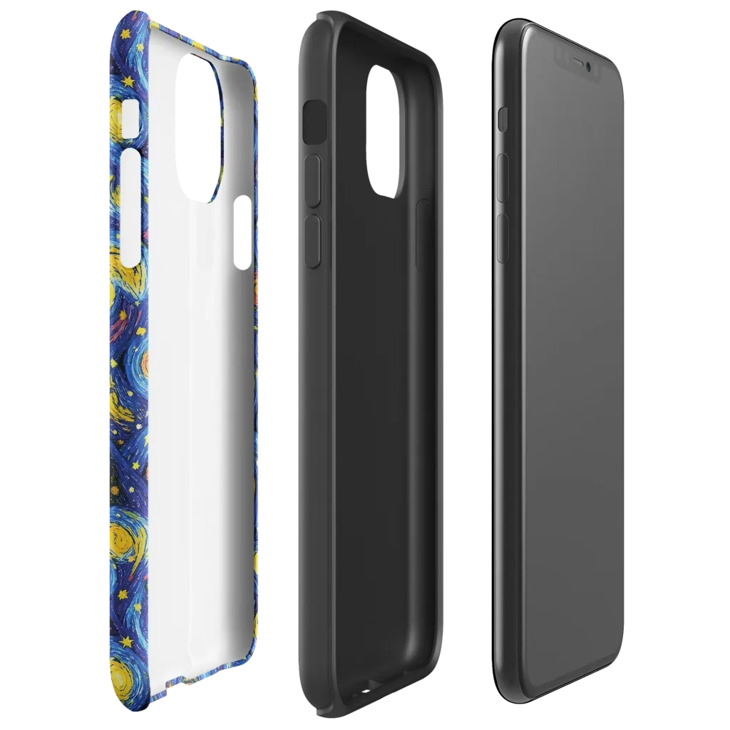 Cosmic Whirl on Tough Case for iPhone® — Right